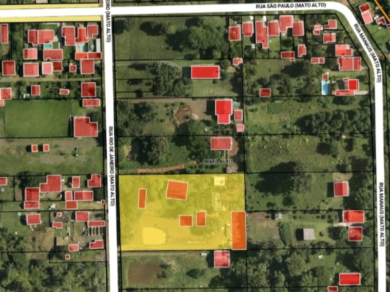 Terreno com 6.000m2 e Casa Não Averbada em Gravataí/RS