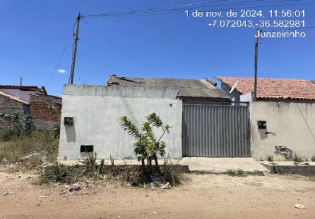 Casa em Juazeirinho (PB) - Lote 078 - Leilão BB