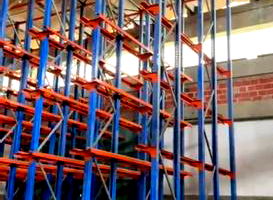 Estrutura Porta Paletes Drive In 500 Posições