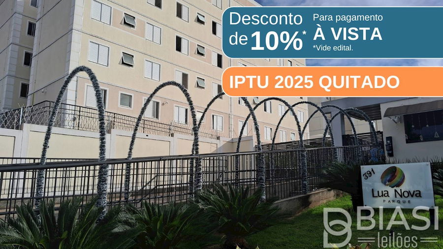 Apartamento 1 vaga 39m² área privativa, ocupado