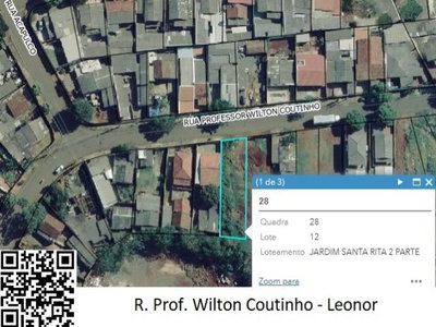 Terreno Plano de 399m² no Jardim Santa Rita, Londrina/PR - Sem Benfeitorias