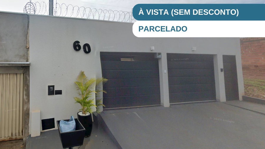 Casa Ocupada com 135m² de Área Construída em Quirinópolis/GO