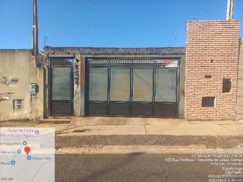 Casa em Itapetininga/SP com 45,47m² de área construída