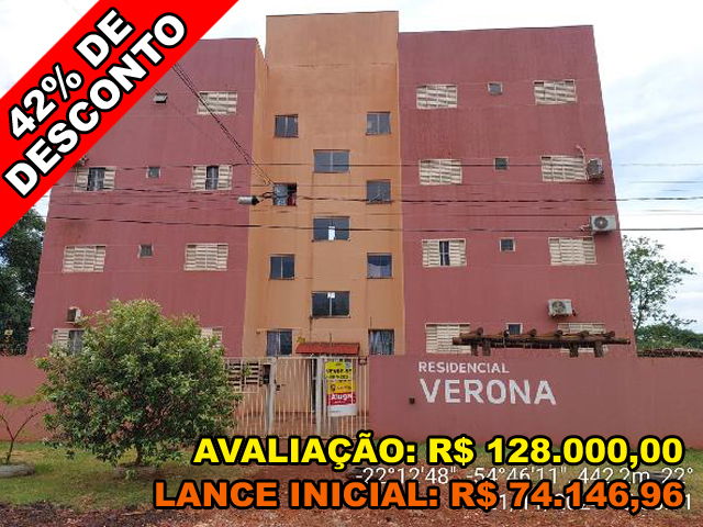 Apartamento 2 quartos, 1 banheiro, 1 vaga, 51.61m² privativos