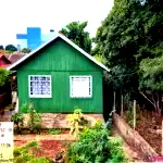 Lote Urbano com 460 m² e Casa de Madeira em Erechim - RS