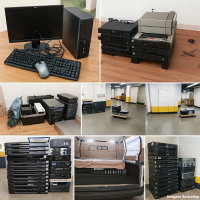 88 itens eletrônicos diversos: monitores, CPUs, servidores, roteadores e mais
