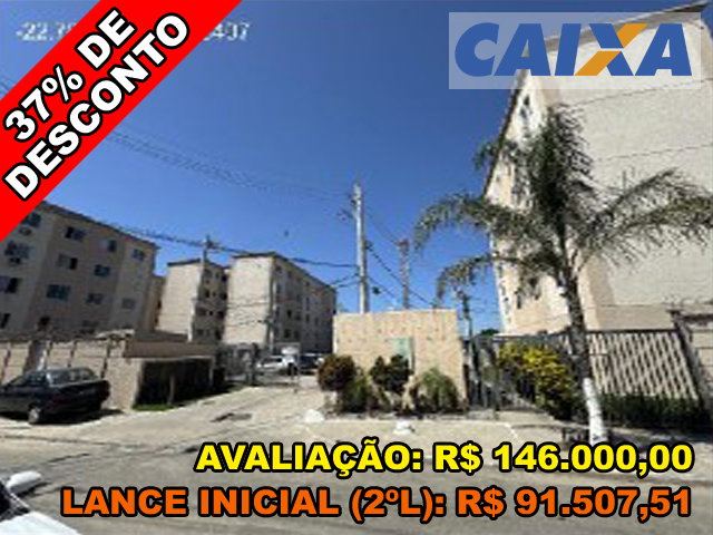 Apartamento com 2 quartos em Mesquita/RJ