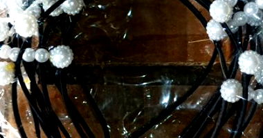 Caixa de Enfeite de Cabelo - Arco Orelhinha de Pérola