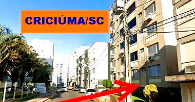Apartamento em Criciúma/SC com 42,41m² privativos