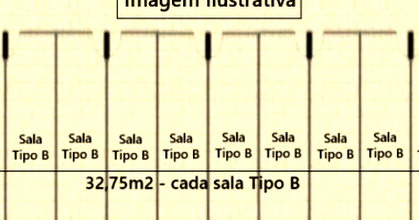 Sala Comercial 1704-B em Aldeota com 57,57m² - Desocupada