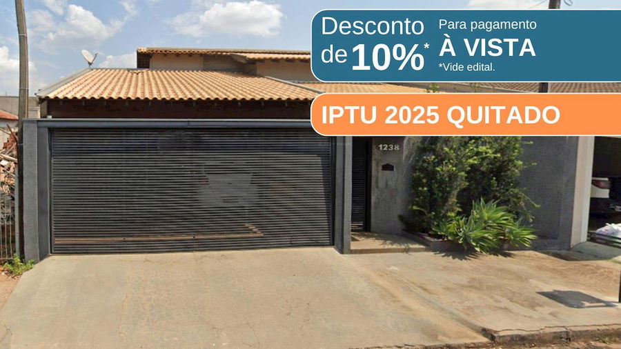 Casa ocupada com galpão, 3 quartos, 2 banheiros, 181.5m² construída