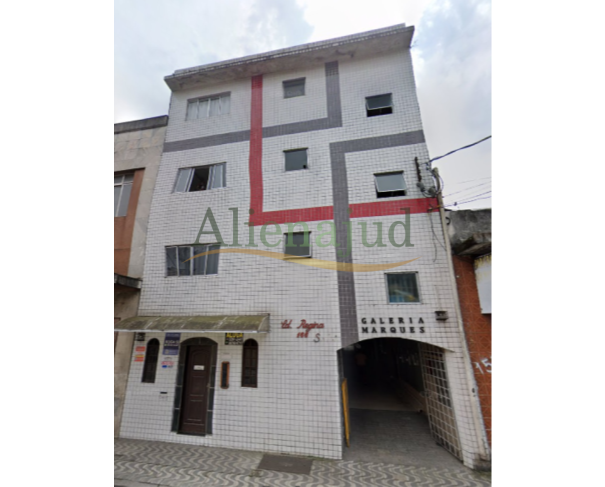 Apartamento com 22,32m² de área útil no Centro de São Vicente/SP