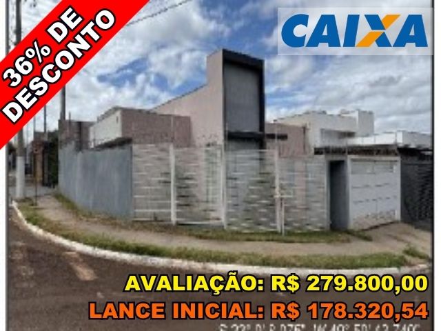 Casa com 79,95m² e terreno de 178,62m² em Ourinhos/SP