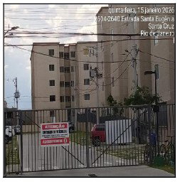 Apartamento 40m² no Residencial Jardim Jasmim, Santa Cruz
