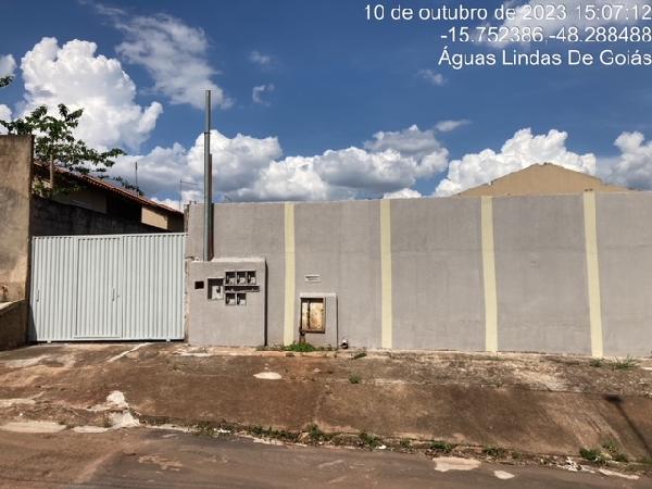 Casa com 2 Quartos e Varanda em Aguas Lindas de Goiás