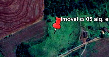 Terreno Rural com 5 alqueires paulistas, sem benfeitorias