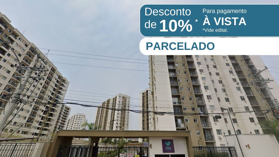 Apartamento 1 vaga 57m² - Cond Vidamerica Clube Residencial - RJ