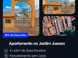Apartamento térreo de 46m² com vaga de garagem em condomínio