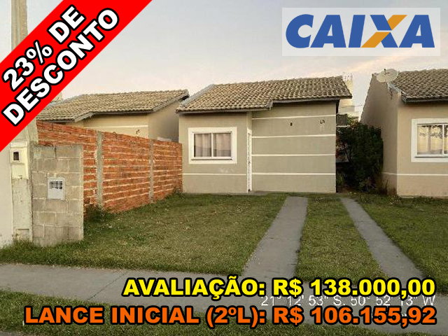 Casa em Valparaíso - 2 quartos, 44,95m², 1 vaga