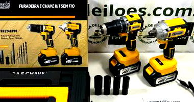 Maleta Kit 02 Ferramentas Elétricas com Acessórios