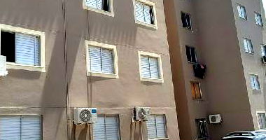 Apartamento com 2 quartos, WC, sala, cozinha e 1 vaga