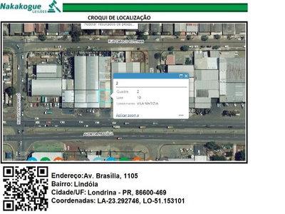 Terreno de 450m² em Londrina/PR com Benfeitorias