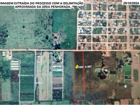 Chácara de 1,96 ha em Vilhena/RO com área de 729,52m de perímetro