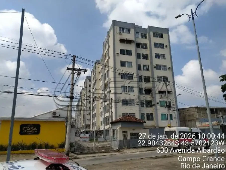 Apartamento com 1 varanda em Campo Grande, Rio de Janeiro