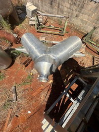 Misturador em V Aço Inox 2.000L com Motoredutor 20cv
