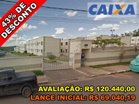 Apartamento com 2 quartos e 45,83 m² em Prudente de Morais/MG
