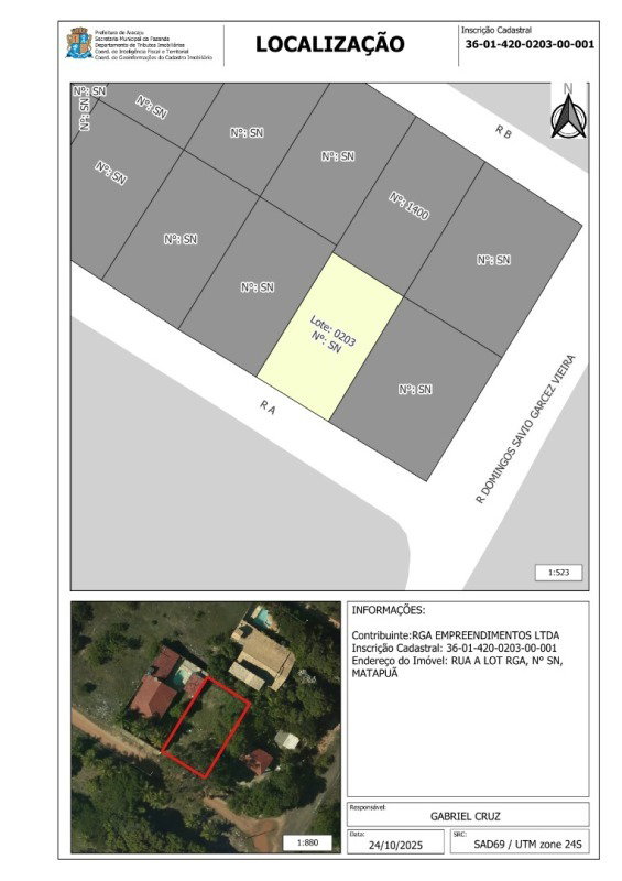 Terreno em Loteamento com 400m² em Aracaju/SE