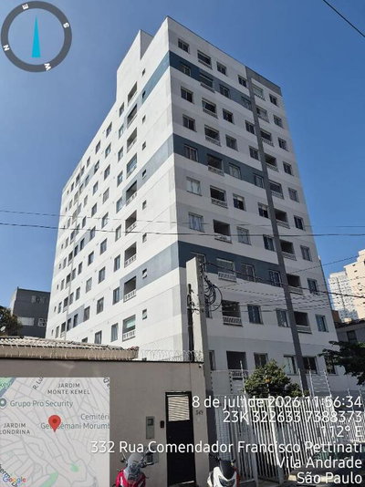 Apartamento compacto com 1 quarto, 1 banheiro e 16,61 m²