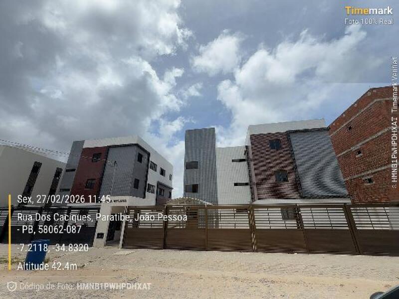 Apto 2 qts, 34m², 1 vaga - Cond Res Mylena - PB
