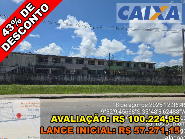 Casa com 2 quartos em Rio Largo/AL