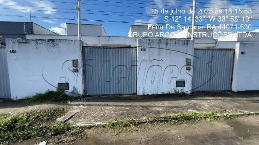 Casa 2 quartos, 67m², terreno 100m² em Feira de Santana