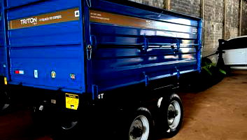 CARRETA AG. 4 TON TR-801 MET,AZUL