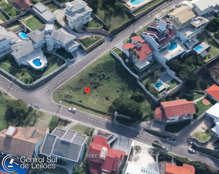 Terreno de esquina 1.233m² em Bosque das Mansões, São José/SC
