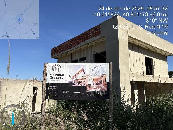 Terreno 433,5m² em Anápolis/GO - Lote 082