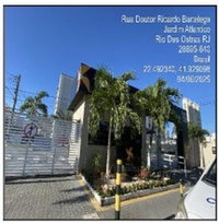 Apartamento 45m² com Churrasqueira e Piscina em Rio das Ostras