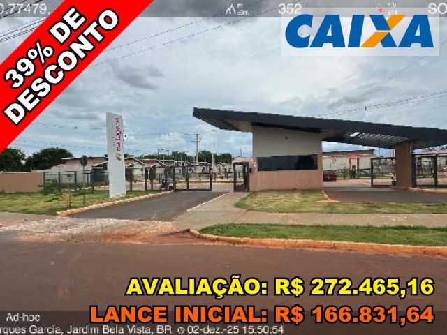 Casa com 2 Quartos e 2 Banheiros em Três Lagoas/MS
