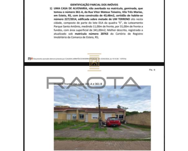 18 Casas em Construção com 2 Quartos em Esteio/RS
