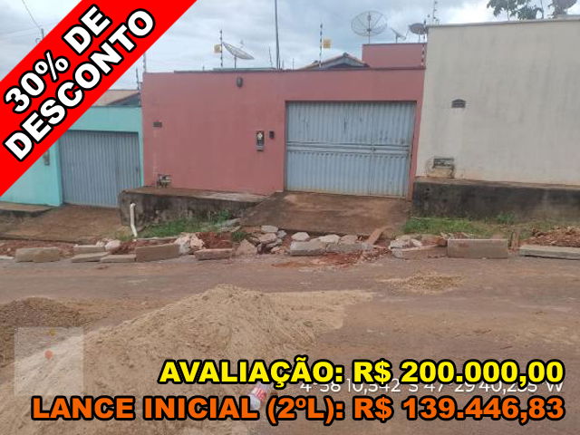 Casa com 3 quartos, 1 banheiro, 65,67m² construída, terreno 180m²