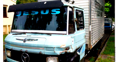 Mercedes Benz L 608 E com baú 3/4, 1986/1986