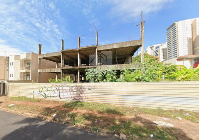 Prédio inacabado com terreno de 693m² em Ribeirão Preto