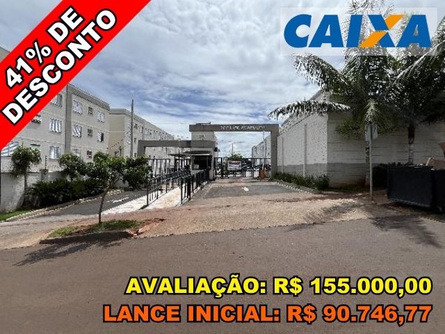 Apartamento 2 quartos, 1 vaga, 39m² privativos em Uberlândia/MG