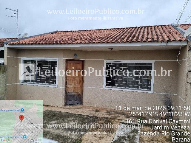 Casa com 2 Quartos e 1 Vaga em Fazenda Rio Grande