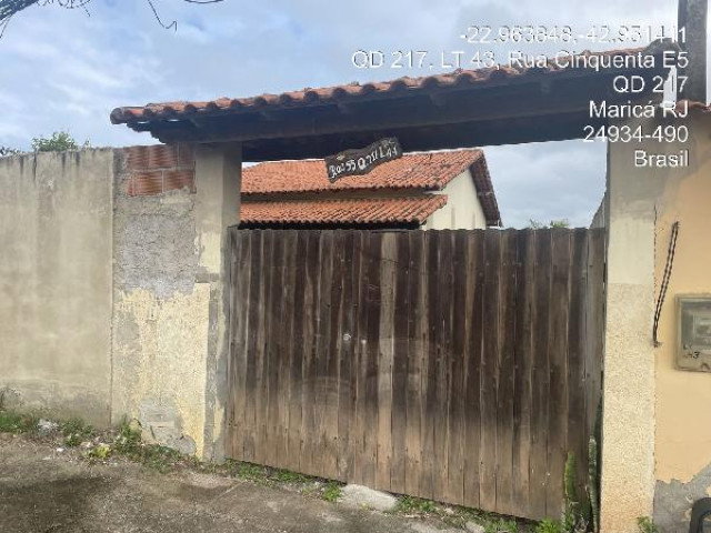 Casa com 78,54m² em Maricá/RJ, terreno de 480m², 2 quartos