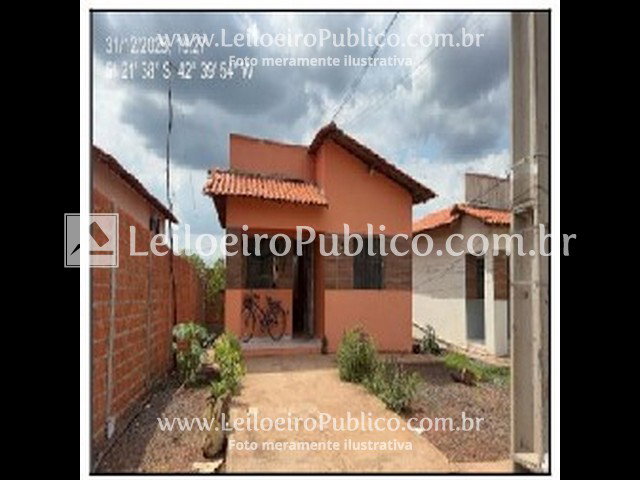 Casa 58,5m² em Demerval Lobão (PI) - 2 quartos, varanda e cozinha