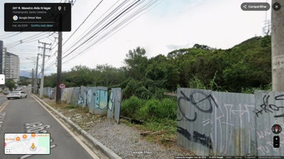 Terreno irregular de 22.759,10m² em área nobre de Florianópolis