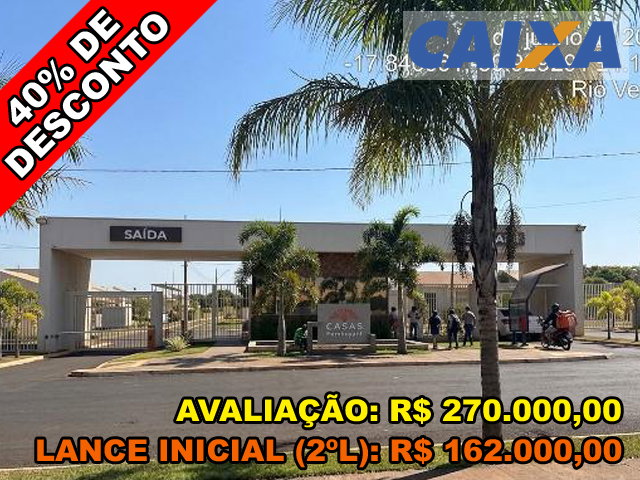 Casa em Condomínio Fechado - 2 Quartos, 51m² - Rio Verde/GO